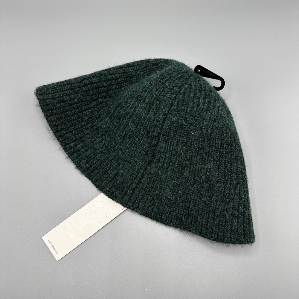 Calvin Klein Women's Soft Knit Bucket Hat Black One Size green